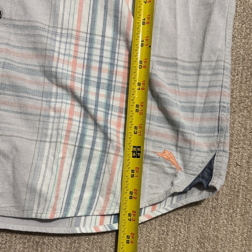 Tommy Bahama Men's Size M Coastline Cord Shirt Corduroy Striped Long Sleeve - Picture 6 of 10